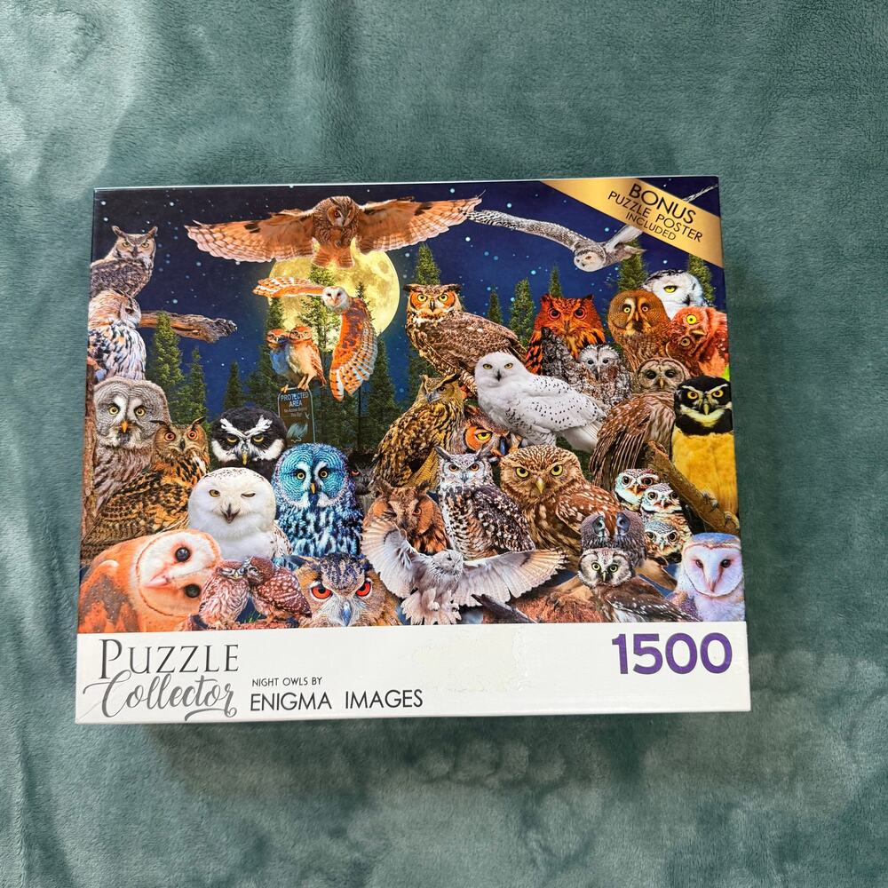 NWOT 1500 Piece Owl Puzzle by Cra-Z-Art